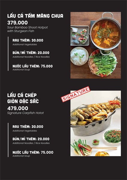 Menu Nhà hàng hải sản cơm niêu Vuông Tròn28